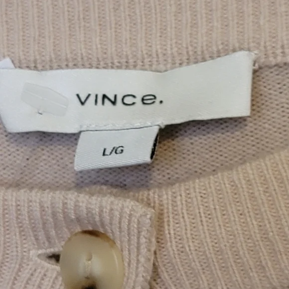 NWT Vince. Wool & Cashmere Blend Cardigan Size Large-Retail $398.00